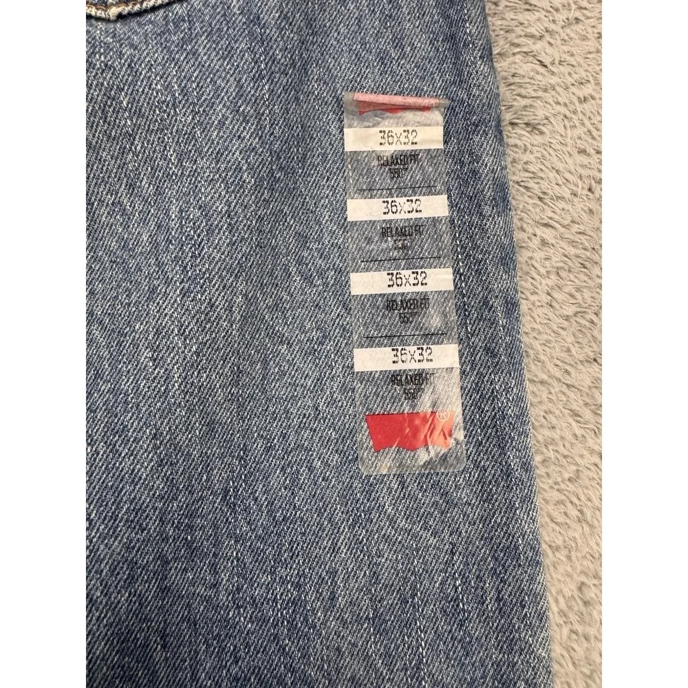 Levis 550 Jeans Men‎ 38x32 Blue Relaxed Fit Straight Denim Y2K NWT